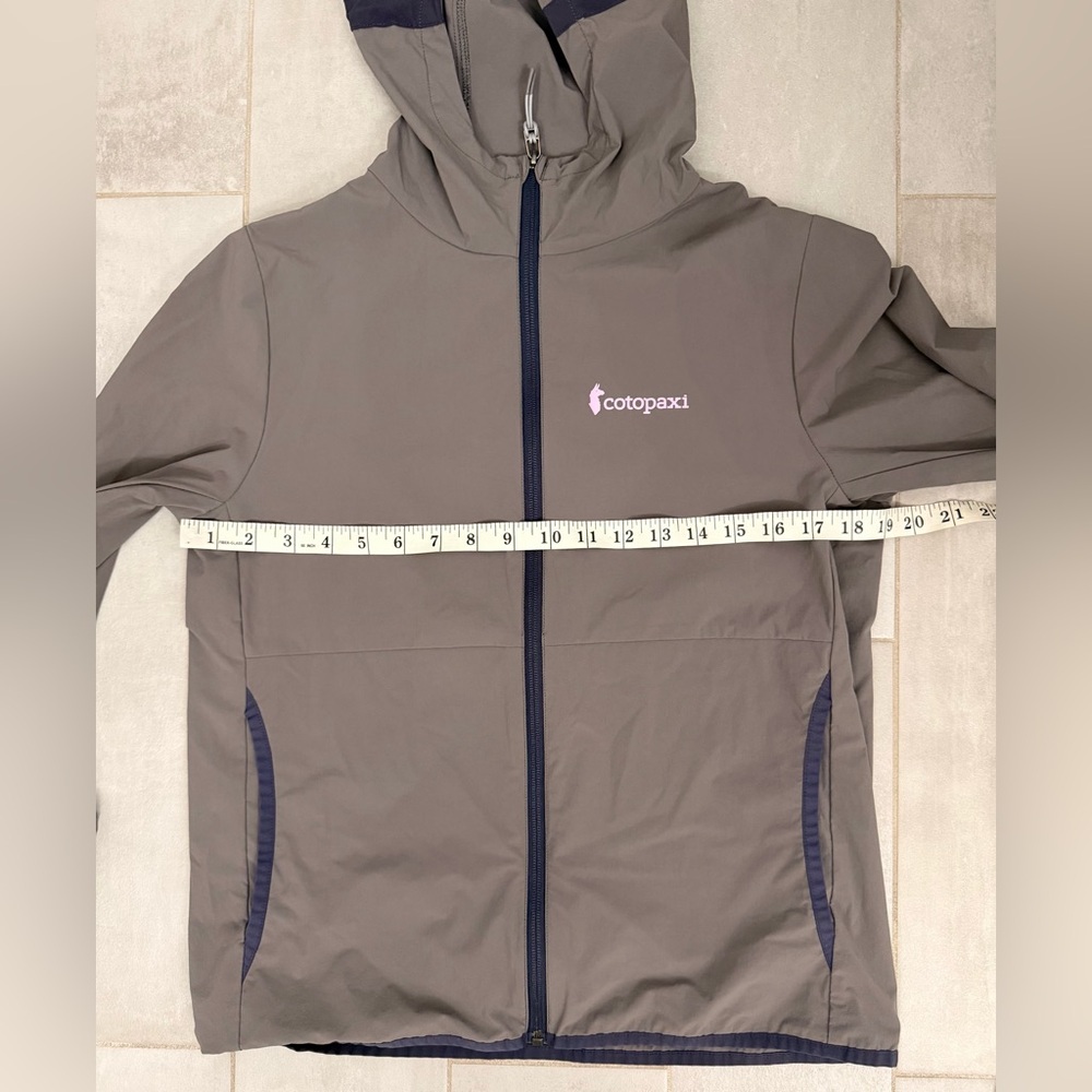 Cotopaxi Vuelta Performance Windbreaker Jacket Cinder Grey Size Small - Picture 10 of 10